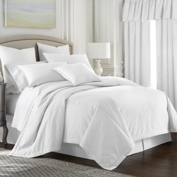 COLCHA LINENS Cambric White Comforter Super Queen - Picture 1 of 6